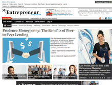 Tablet Screenshot of myentrepreneurmagazine.com